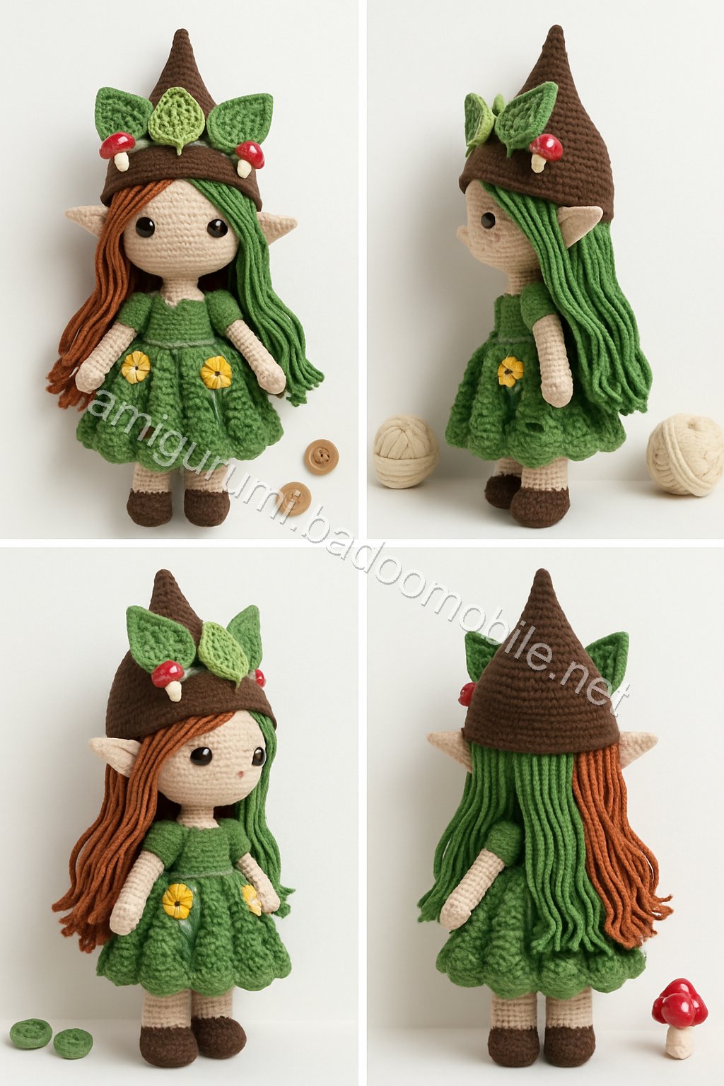 Amigurumi Autumn Forest Sprite Free Pattern