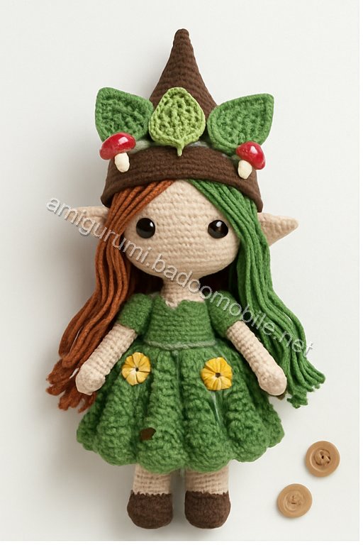 Amigurumi Autumn Forest Sprite Free Pattern