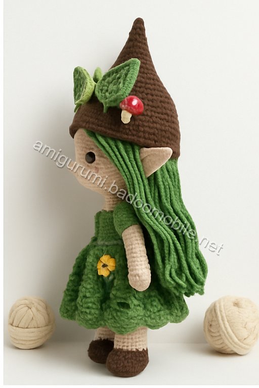 Amigurumi Autumn Forest Sprite Free Pattern