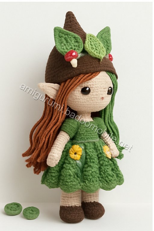 Amigurumi Autumn Forest Sprite Free Pattern