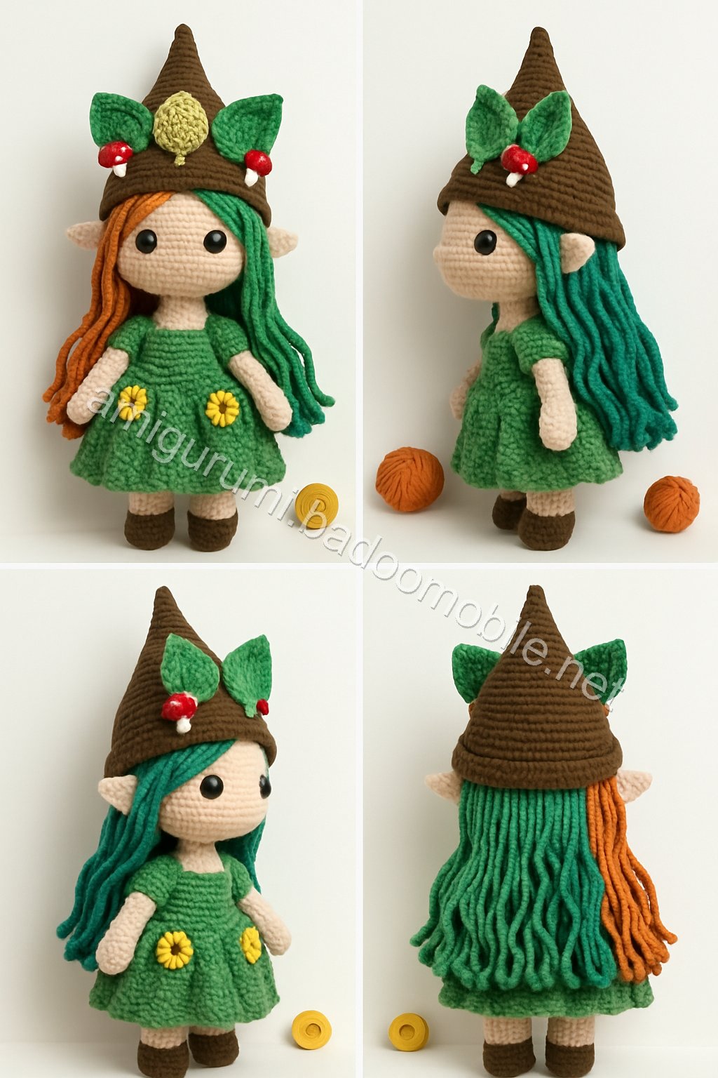Amigurumi Autumn Forest Sprite Free Pattern