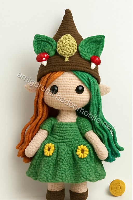 Amigurumi Autumn Forest Sprite Free Pattern