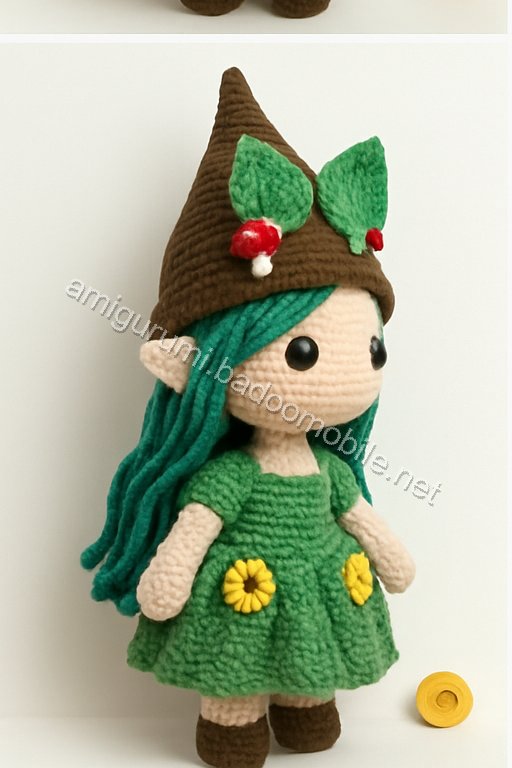 Amigurumi Autumn Forest Sprite Free Pattern