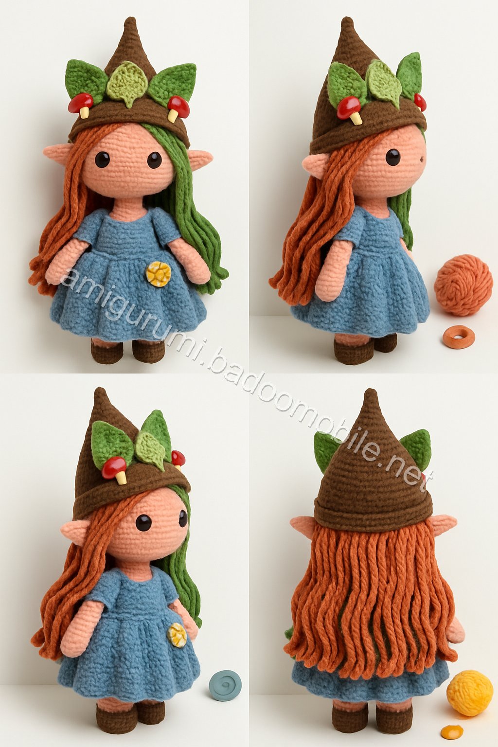 Amigurumi Autumn Forest Sprite Free Pattern