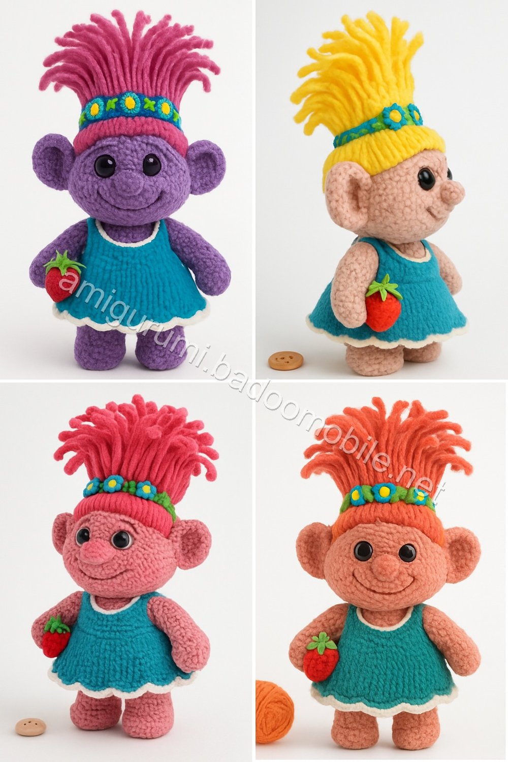 Amigurumi Troll Free Pattern