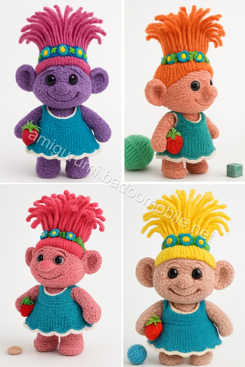 Amigurumi Troll Free Pattern