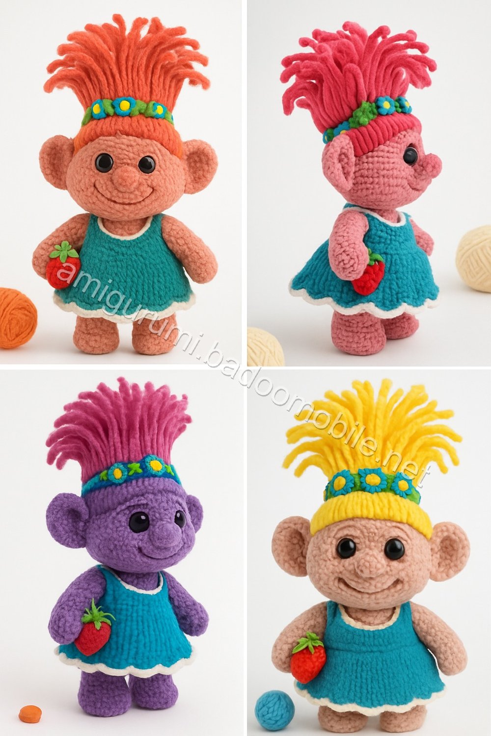 Amigurumi Troll Free Pattern