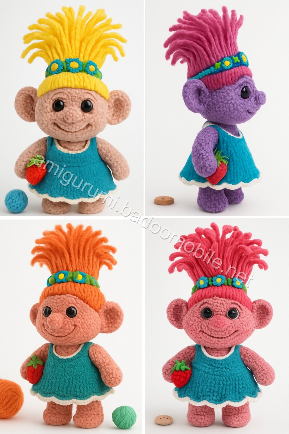 Amigurumi Troll Free Pattern