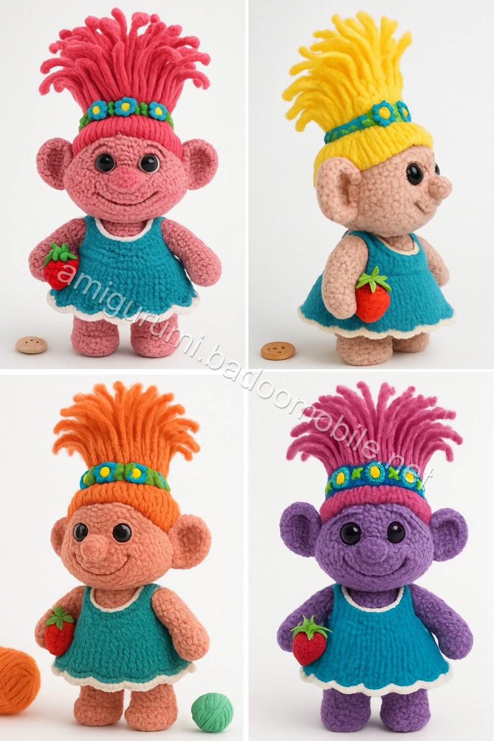 Amigurumi Troll Free Pattern