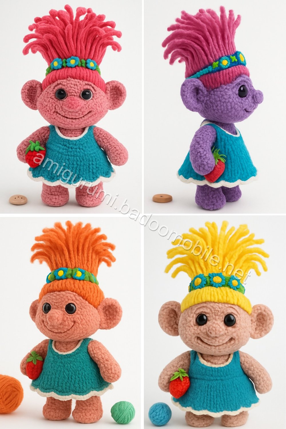 Amigurumi Troll Free Pattern