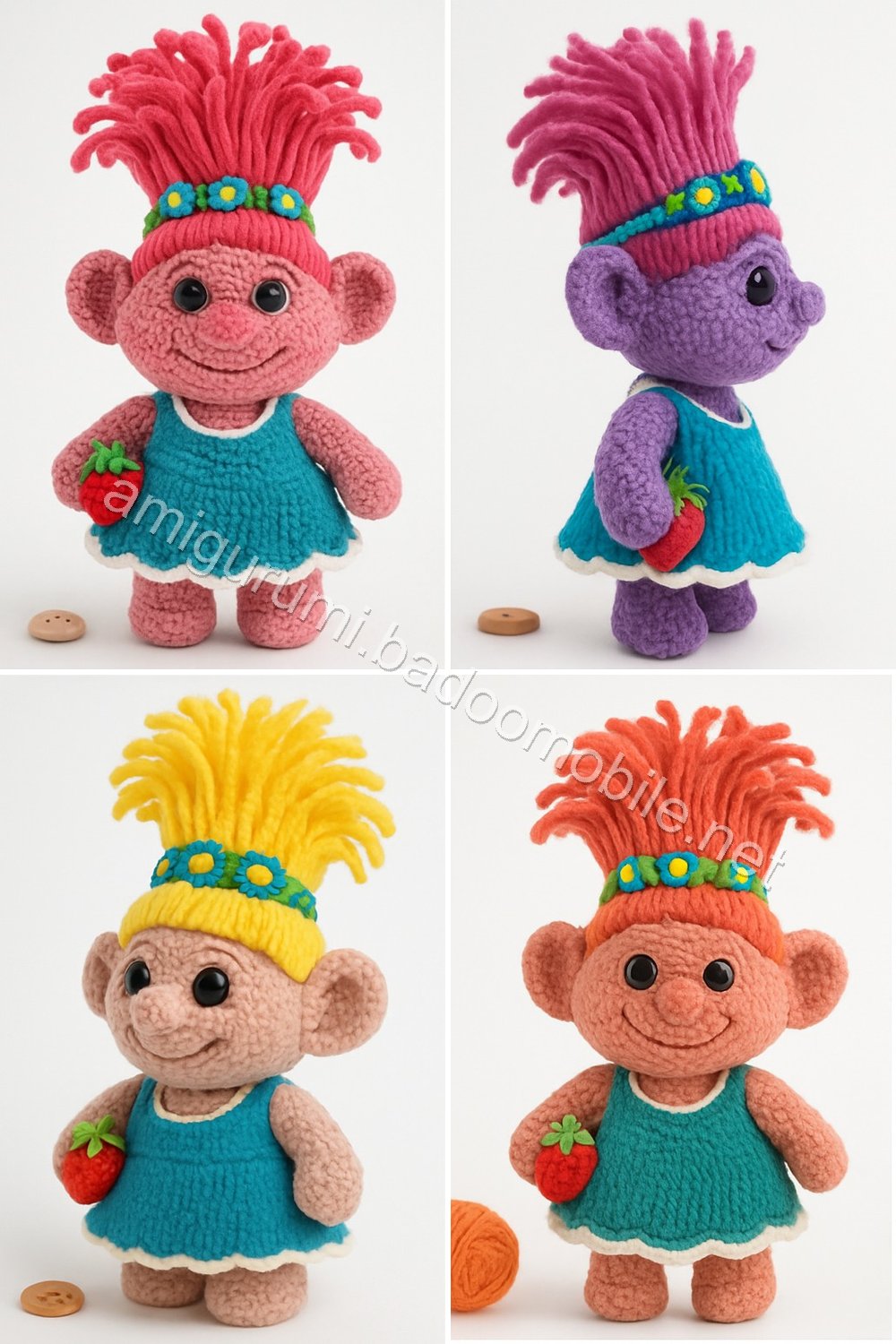 Amigurumi Troll Free Pattern
