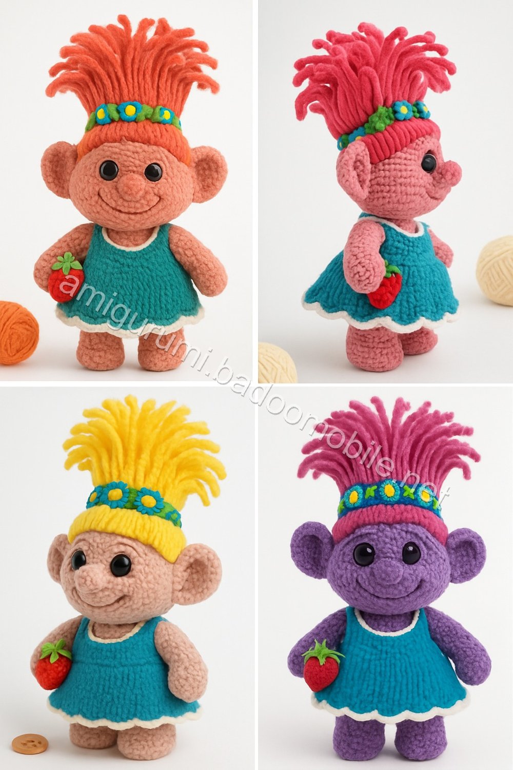 Amigurumi Troll Free Pattern