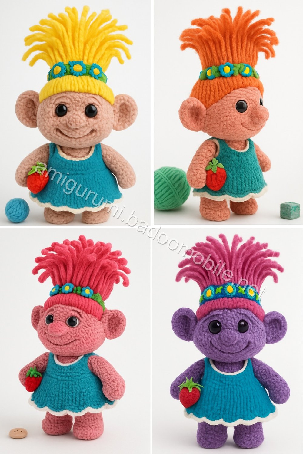 Amigurumi Troll Free Pattern