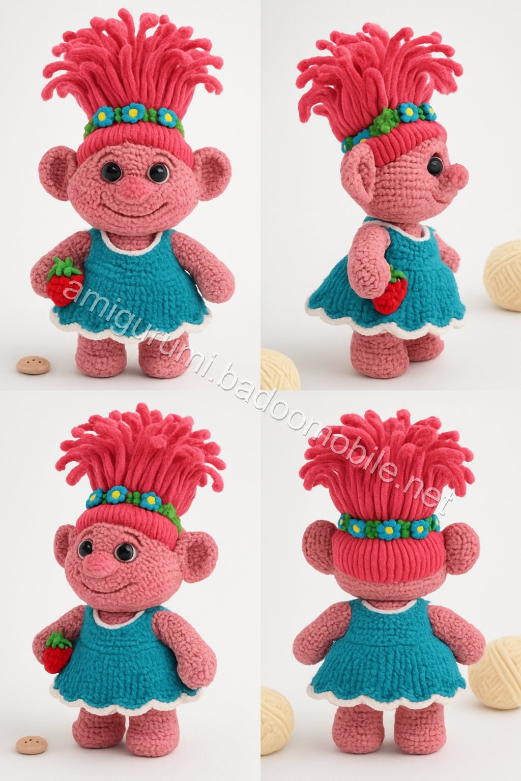 Amigurumi Troll Free Pattern