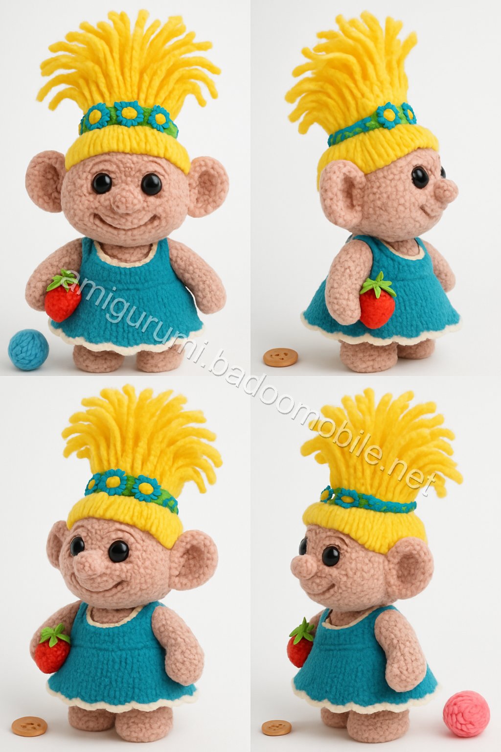 Amigurumi Troll Free Pattern