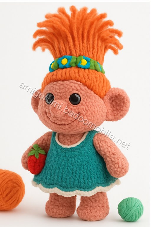 Amigurumi Troll Free Pattern