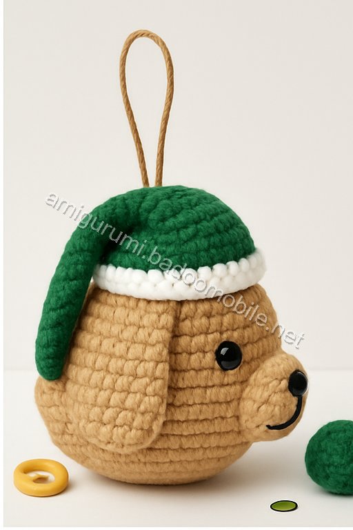 Amigurumi Christmas Cat Dog Free Pattern