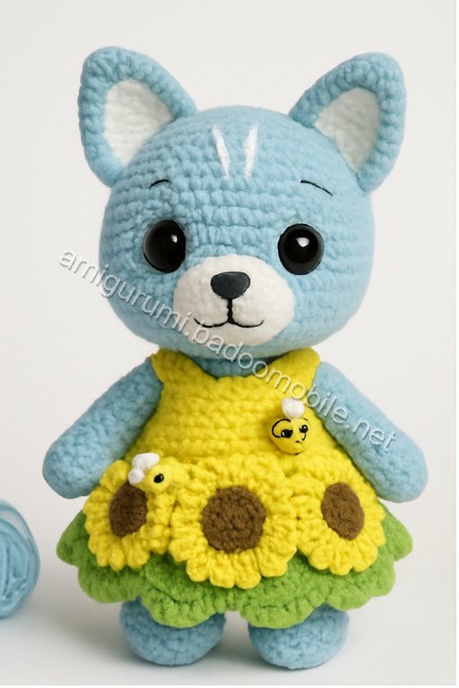 Amigurumi Sunflower Fox Free Pattern