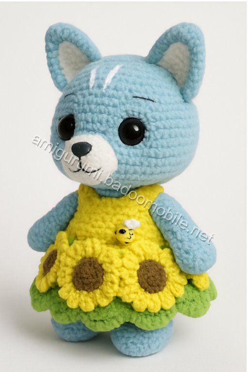 Amigurumi Sunflower Fox Free Pattern