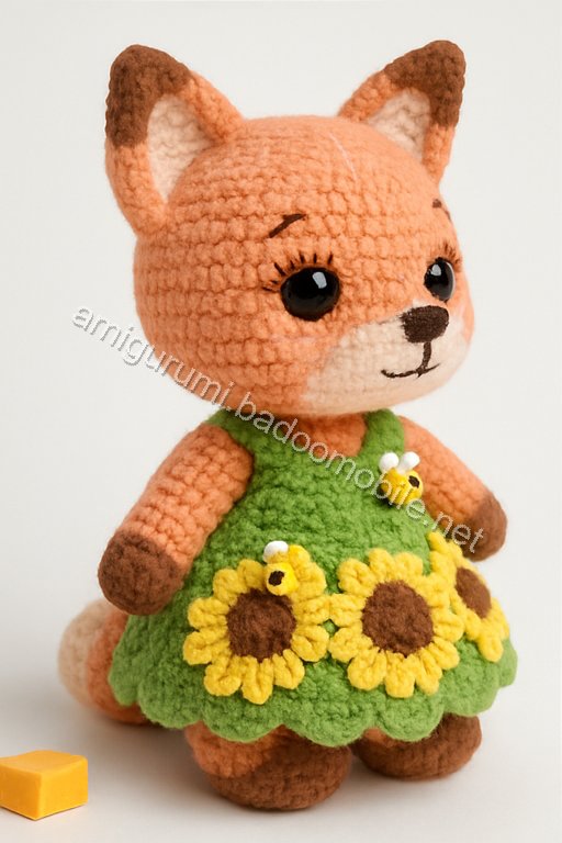 Amigurumi Sunflower Fox Free Pattern