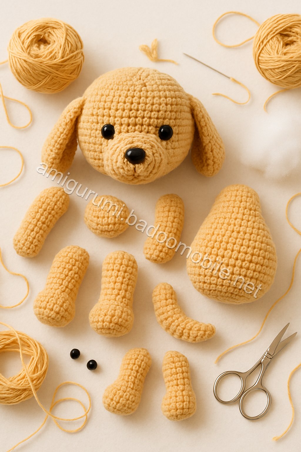 Amigurumi Golden Retriever Free Pattern