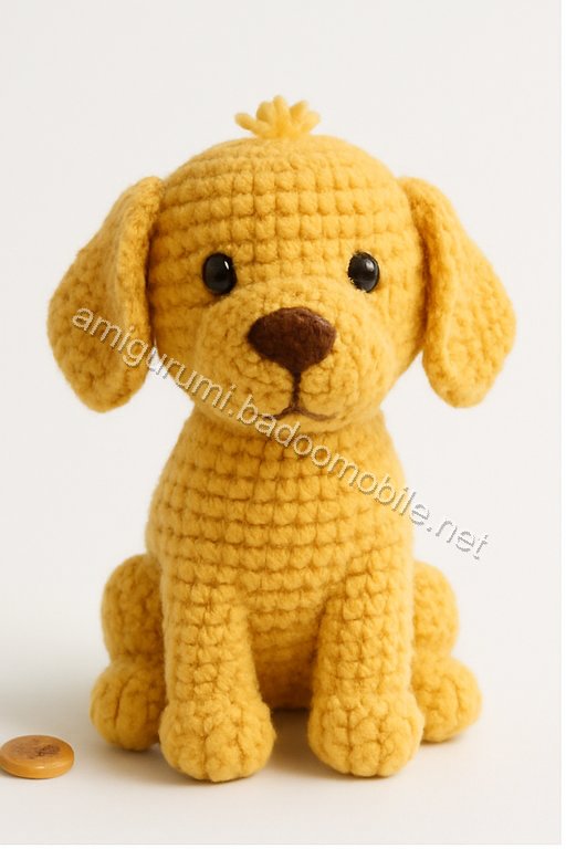 Amigurumi Golden Retriever Free Pattern