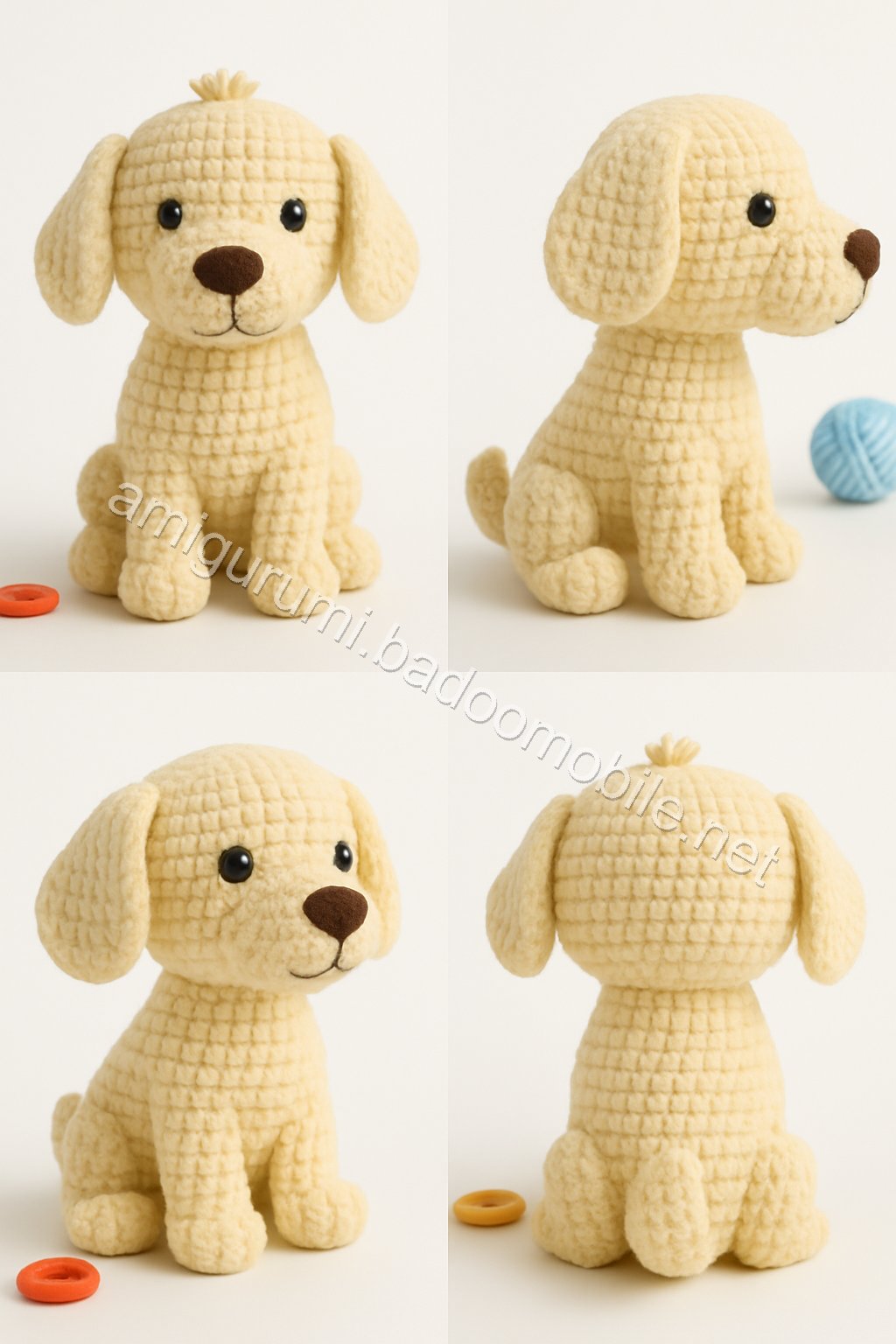 Amigurumi Golden Retriever Free Pattern