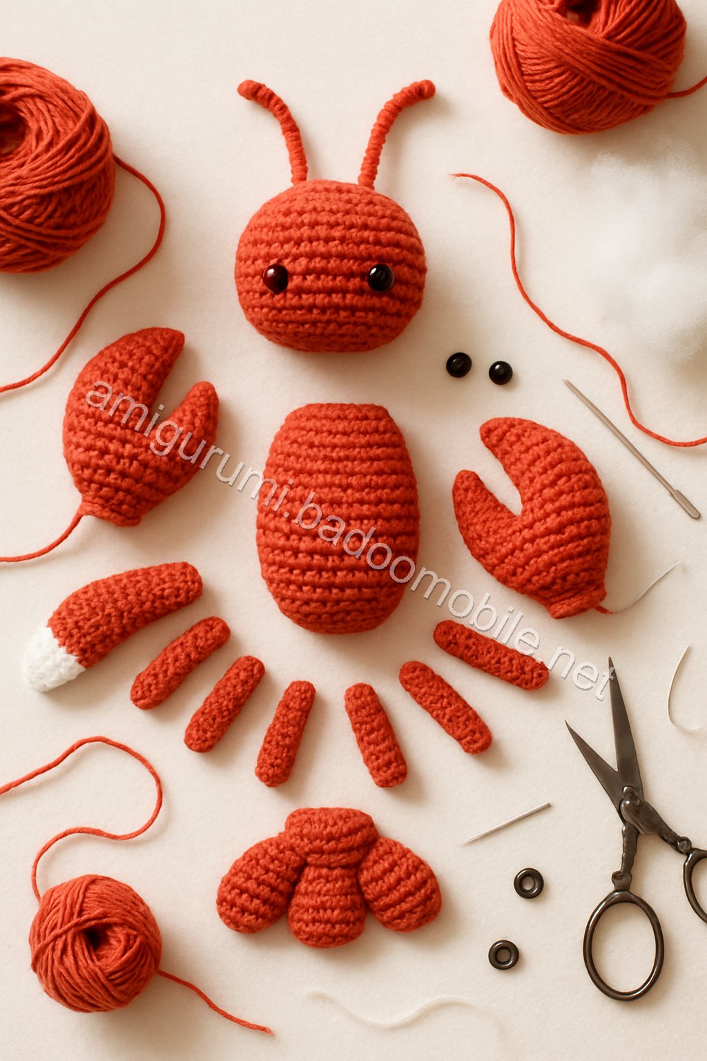 Amigurumi Lobster Free Pattern