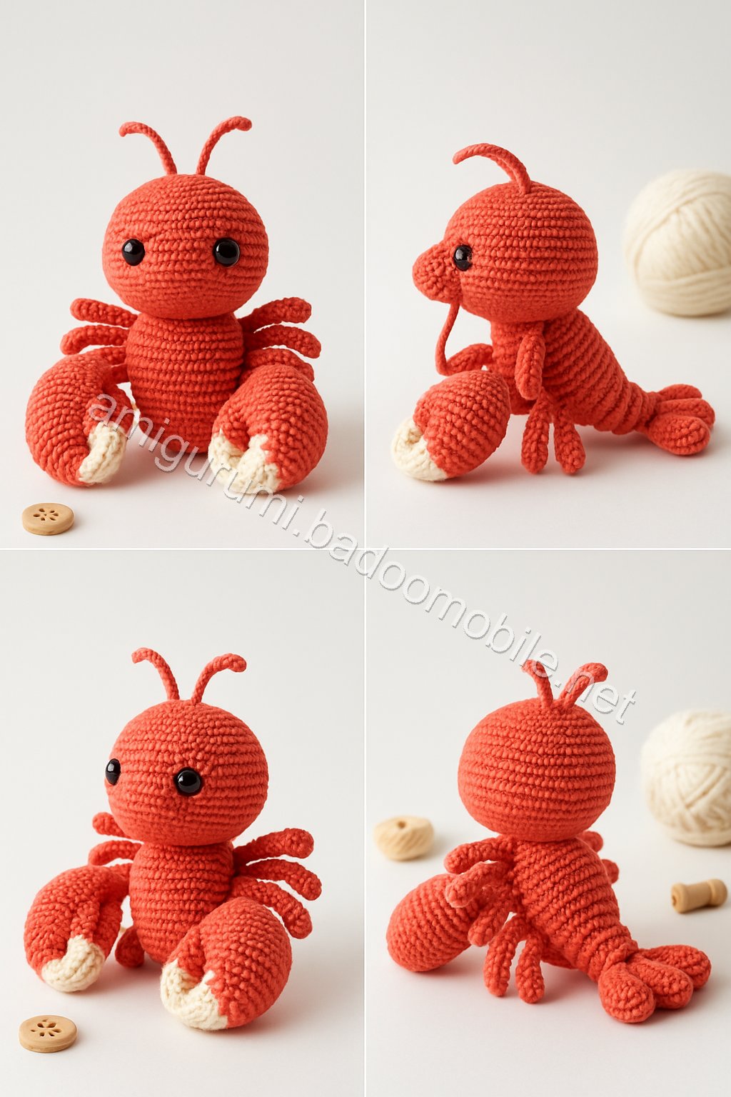 Amigurumi Lobster Free Pattern