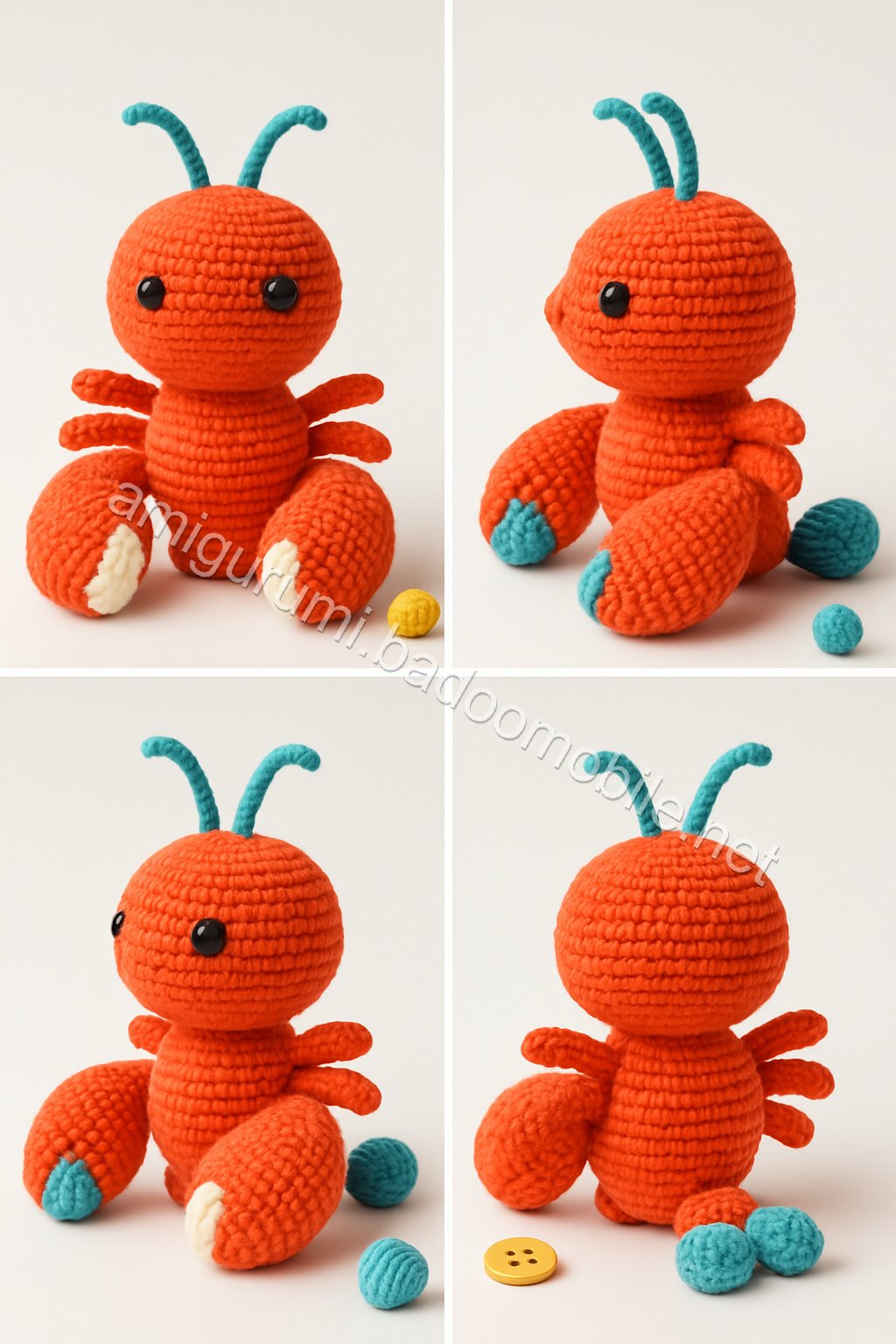 Amigurumi Lobster Free Pattern