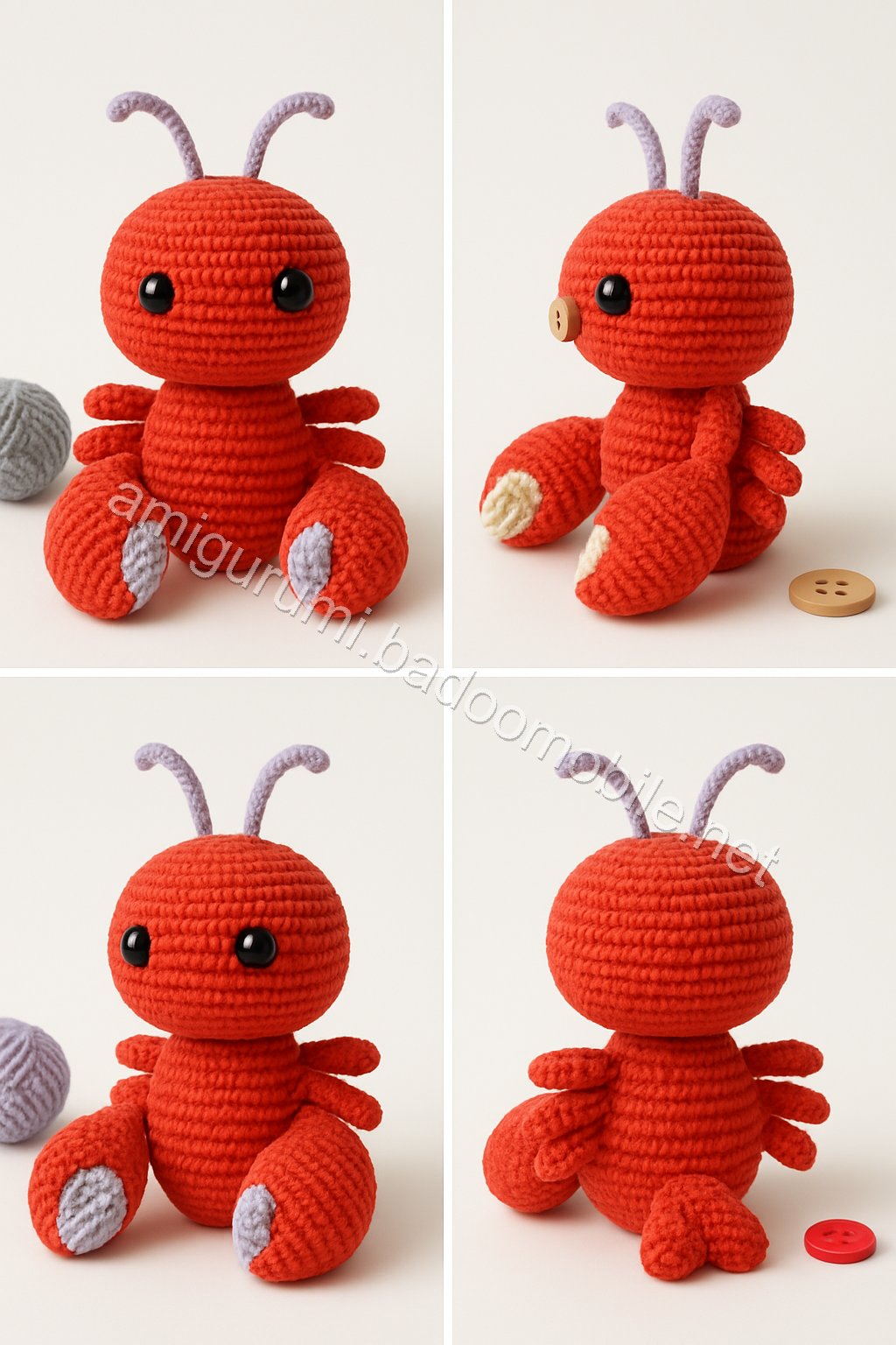 Amigurumi Lobster Free Pattern