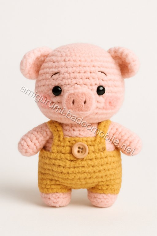 Amigurumi Pear Tree Piglet Free Pattern
