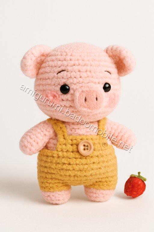 Amigurumi Pear Tree Piglet Free Pattern