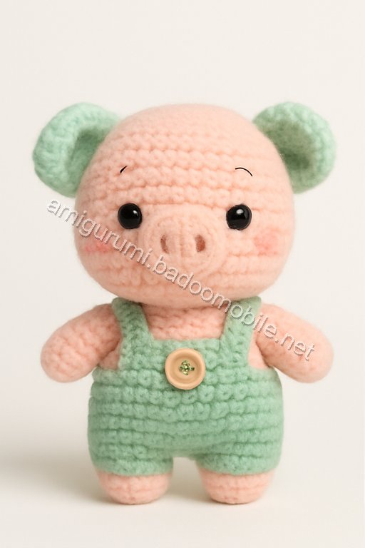 Amigurumi Pear Tree Piglet Free Pattern
