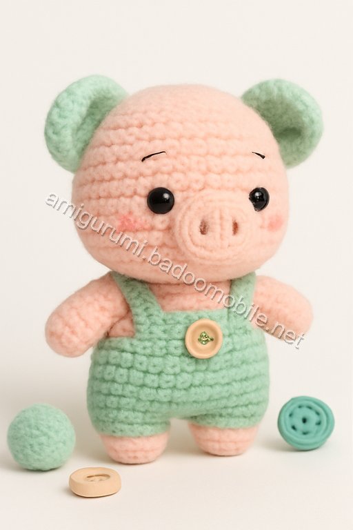 Amigurumi Pear Tree Piglet Free Pattern