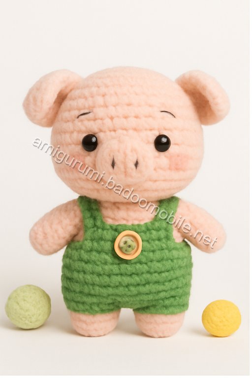 Amigurumi Pear Tree Piglet Free Pattern